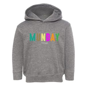 Munday Texas Color Pop Toddler Hoodie