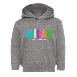 Milan New Hampshire Color Pop Toddler Hoodie