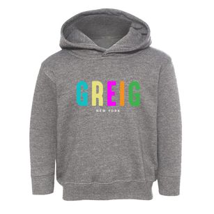 Greig New York Color Pop Toddler Hoodie