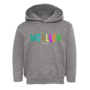 Mcallen Texas Color Pop Toddler Hoodie