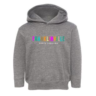 Franklinville North Carolina Color Pop Toddler Hoodie