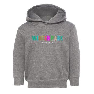 Winter Park Colorado Color Pop Toddler Hoodie