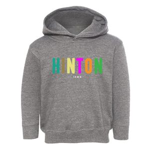 Hinton Iowa Color Pop Toddler Hoodie