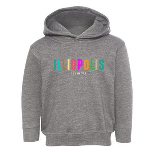 Illiopolis Illinois Color Pop Toddler Hoodie