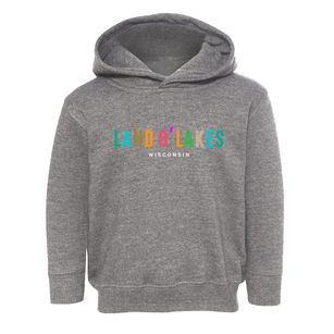 Land O'lakes Wisconsin Color Pop Toddler Hoodie