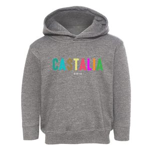 Castalia Ohio Color Pop Toddler Hoodie
