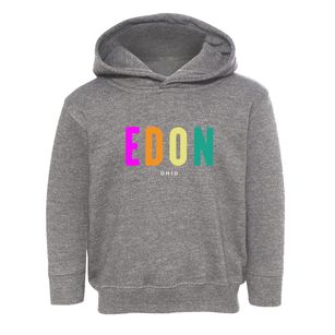 Edon Ohio Color Pop Toddler Hoodie