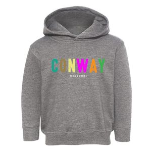 Conway Missouri Color Pop Toddler Hoodie