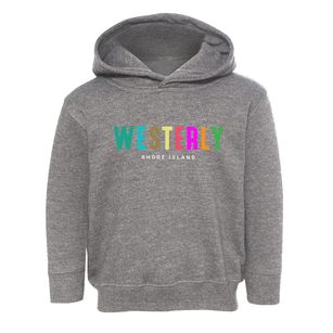 Westerly Rhode Island Color Pop Toddler Hoodie