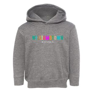 Williamstown Wisconsin Color Pop Toddler Hoodie