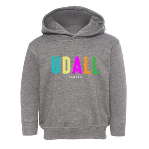 Udall Kansas Color Pop Toddler Hoodie