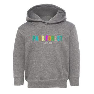 Park Forest Illinois Color Pop Toddler Hoodie
