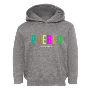 Pueblo Colorado Color Pop Toddler Hoodie