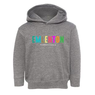 Emlenton Pennsylvania Color Pop Toddler Hoodie