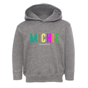 Michie Tennessee Color Pop Toddler Hoodie