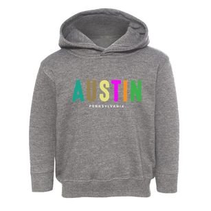 Austin Pennsylvania Color Pop Toddler Hoodie