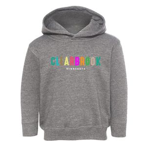 Clearbrook Minnesota Color Pop Toddler Hoodie
