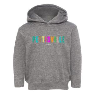 Pettisville Ohio Color Pop Toddler Hoodie