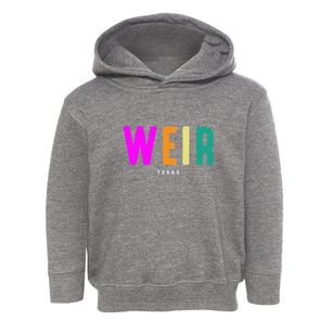 Weir Texas Color Pop Toddler Hoodie