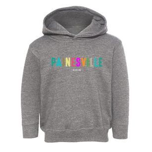 Painesville Ohio Color Pop Toddler Hoodie