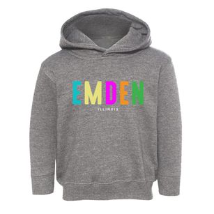 Emden Illinois Color Pop Toddler Hoodie