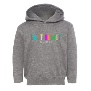 East Hemet California Color Pop Toddler Hoodie