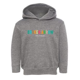 Broken Arrow Oklahoma Color Pop Toddler Hoodie