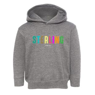 Sterling Ohio Color Pop Toddler Hoodie