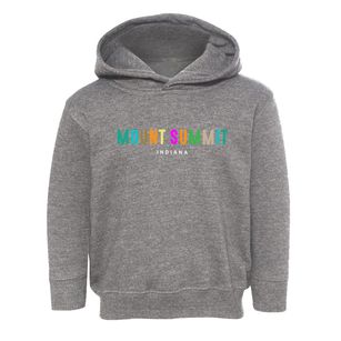 Mount Summit Indiana Color Pop Toddler Hoodie