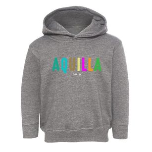 Aquilla Ohio Color Pop Toddler Hoodie