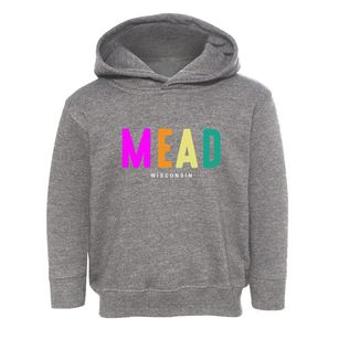 Mead Wisconsin Color Pop Toddler Hoodie