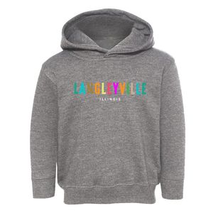 Langleyville Illinois Color Pop Toddler Hoodie