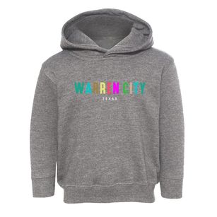 Warren City Texas Color Pop Toddler Hoodie
