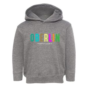 Oberlin Pennsylvania Color Pop Toddler Hoodie