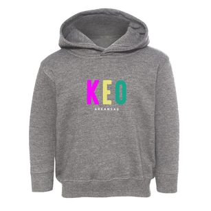 Keo Arkansas Color Pop Toddler Hoodie