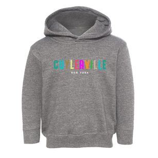 Cuylerville New York Color Pop Toddler Hoodie