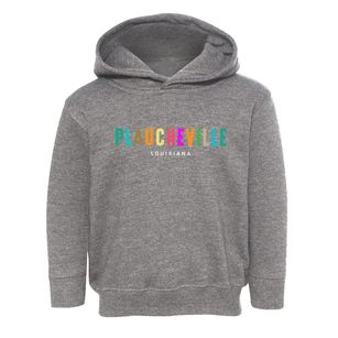 Plaucheville Louisiana Color Pop Toddler Hoodie