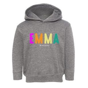 Emma Missouri Color Pop Toddler Hoodie