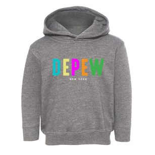 Depew New York Color Pop Toddler Hoodie