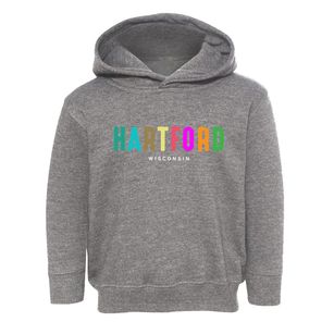 Hartford Wisconsin Color Pop Toddler Hoodie