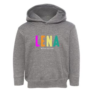 Lena Mississippi Color Pop Toddler Hoodie