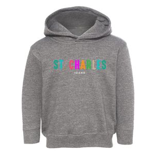 St. Charles Idaho Color Pop Toddler Hoodie