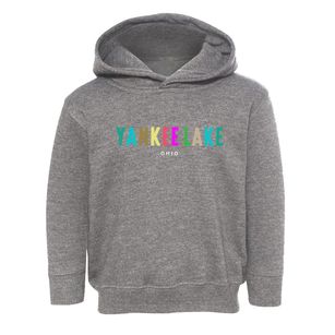 Yankee Lake Ohio Color Pop Toddler Hoodie