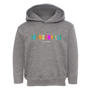Johnsonville Illinois Color Pop Toddler Hoodie