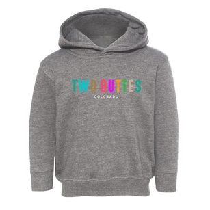 Two Buttes Colorado Color Pop Toddler Hoodie