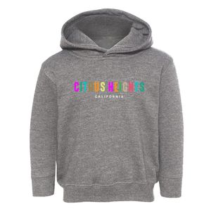 Citrus Heights California Color Pop Toddler Hoodie