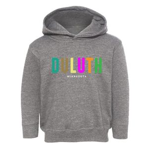 Duluth Minnesota Color Pop Toddler Hoodie