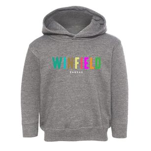 Winfield Kansas Color Pop Toddler Hoodie