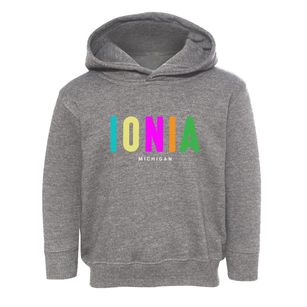 Ionia Michigan Color Pop Toddler Hoodie