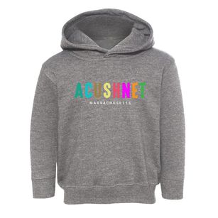 Acushnet Massachusetts Color Pop Toddler Hoodie